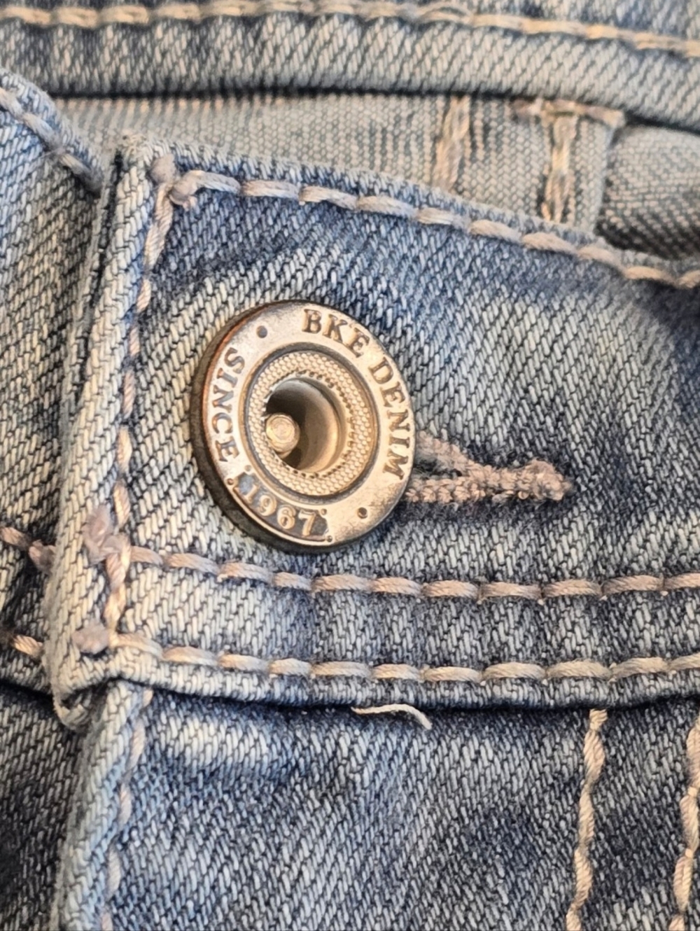 BKE Aiden Distressed Cotton Casual Denim Jeans Mens 30 x 32 - Picture 5 of 15
